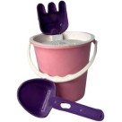 Kit Praia Infantil Completo Balde Pequeno c/4 Peças para Brincar na Areia