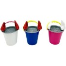 Kit Praia Infantil Completo Balde Pequeno c/4 Peças para Brincar na Areia