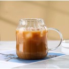 Caneca 420ml de Vidro com Canudo de Vidro – Elegante e Sustentável