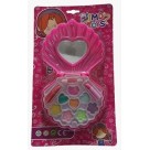 Maquiagem de Plástico Infantil Concha com Espelho – Brinquedo de Beleza para Boneca