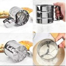 Polvilhador com Gatilho Inox 10,5x9,5cm – Ideal para Açúcar, Café e Confeitaria