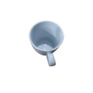 Caneca de Porcelana 290ml Faixa Chocolate Elegante e Resistente para Café, Chá e Chocolate Quente