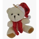 Enfeite de Árvore de Natal Urso com Gorro 9x9cm – Decoração Natalina, Ornamento Fofo, Detalhe Decorativo para Árvores, Guirlandas e Arranjos Festivos