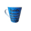 Caneca Pai Faixa 290ml em Porcelanato Resistente – Presente Criativo para Dia dos Pais, Aniversário e Lembrança