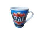 Caneca Pai Faixa 290ml em Porcelanato Resistente – Presente Criativo para Dia dos Pais, Aniversário e Lembrança