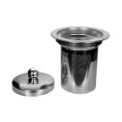 Chaleira de Vidro Borossilicato 520ml com Infusor em Metal – Moderna e Elegante