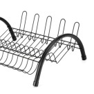 Escorredor de Louça Mini Arco Preto 40x39x16cm Compacto Resistente e Moderno