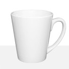 Caneca de Porcelana Cônica Branca 290ml Ideal para Café, Chá, Lembrancinhas e Personalização