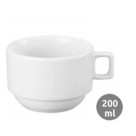 Xícara de Porcelana 200ml Terramada c/ Pires – Elegância e Qualidade para Chá da Tarde e Mesa Posta