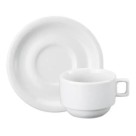 Xícara de Porcelana 200ml Terramada c/ Pires – Elegância e Qualidade para Chá da Tarde e Mesa Posta
