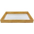Bandeja Decorativa 35,8x22,7cm Versátil Elegante e Funcional para Servir Organizar e Decorar Ambientes com Sofisticação