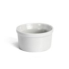 Pote Redondo Grande 210ml Porcelana Branca Terramada Uso Residencial e Profissional