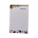 Bloco de Anotações 50 Folhas Floral 80g/m² Papel Resistente Elegante e Prático para Estudos Escritório Tarefas e Organização do Dia a Dia