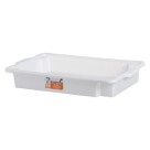 Caixa Retangular Multiuso 7 Litros Branca Sem Tampa Rischioto 47x27x7,5cm Organização e Armazenamento