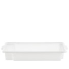 Caixa Retangular Multiuso 7 Litros Branca Sem Tampa Rischioto 47x27x7,5cm Organização e Armazenamento