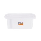 Caixa Retangular Multiuso com Tampa 15 Litros Branca 47x28x17cm Organização e Armazenamento