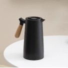 Garrafa Térmica Preta 1L em Plástico – Mantém Bebidas Quentes ou Frias por Mais Tempo