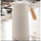 Garrafa Térmica 1L Off White – Plástico Resistente, Moderna e Super Prática