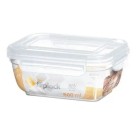 Pote Retangular Fliplock 800ml  com Tampa Hermética – Livre de BPA, Ideal para Freezer, Geladeira e Despensa