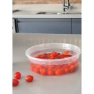 Pote Redondo Alto Novelle 4L Rischioto com Tampa Vedada e Plástico Resistente para Armazenamento de Alimentos