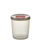 Pote com Tampa Rosca Spinlock 2L Rischioto em Plástico Resistente Livre de BPA – Vedação Segura para Conservação de Alimentos