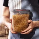 Pote com Tampa Rosca Spinlock 3L Rischioto em Plástico Resistente Livre de BPA – Vedação Segura para Armazenamento de Alimentos