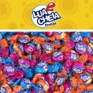 Bala Lua Cheia Frutas 100g Embaladas Individualmente Doces Coloridos Sortidos para Festa, Lembrancinha e Revenda