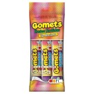 Gomets Goma Tubo Frutas 3x32g Bala Mastigável Sortida Macia Sabor Frutas Coloridas para Festas, Lembrancinhas e Sobremesas