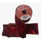 Fita para Laço Árvore de Natal 3,3x270cm Decorativa Versátil com Borda Estruturada Ideal para Arranjos, Guirlandas, Presentes e Decoração Natalina