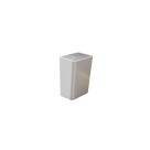 Lixeira Click Plástica 17x25,5x34cm Compacta com Tampa para Cozinha Banheiro Escritório Organização e Higiene