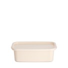 Pote Retangular Volare 1,2L Color Rischioto com Tampa Plástica Marmita Freezer Micro-ondas Lava-louças