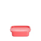 Pote Quadrado Volare 820ml Color com Tampa Plástica Marmita Freezer Micro-ondas Lava-louças Armazenar Alimentos