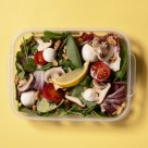 Pote Retangular Novelle 1,5L com Tampa Plástica Freezer Micro-ondas Lava-louças Armazenar Alimentos Marmita