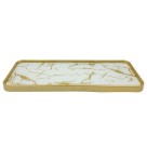 Bandeja Decorativa 30x11,8x1,5cm Compacta Elegante Versátil para Organização e Decoração de Sala Quarto Banheiro e Aparador