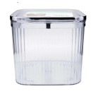 Caixa Organizadora Multiuso 15x15x14cm – Transparente e Fechamento Click