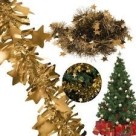 Festão Metalizado 2,00m x 9cm – Enfeite Natalino Tradicional para Árvores, Portas, Janelas e Vitrines