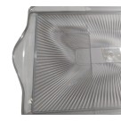 Bandeja em Acrílico Transparente 39x24,5cm Elegante para Servir e Decorar