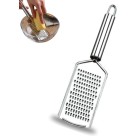 Ralador Inox 1 Face com Cabo Utensílio de Cozinha Resistente para Ralar Queijo, Chocolate, Legumes e Frutas