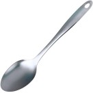 Colher Inox 25,5cm Talher Resistente e Durável para Refeições, Sopas e Servir Alimentos