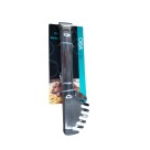 Pegador Inox 20cm Utensílio de Cozinha Resistente para Servir Saladas, Massas, Carnes e Sobremesas