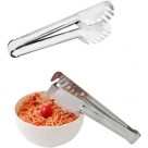 Pegador Inox 20cm Utensílio de Cozinha Resistente para Servir Saladas, Massas, Carnes e Sobremesas