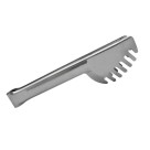Pegador Inox 20cm Utensílio de Cozinha Resistente para Servir Saladas, Massas, Carnes e Sobremesas