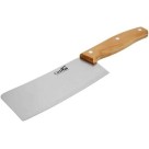 Cutelo 26x7cm Cabo de Madeira Utensílio de Corte Resistente em Ferro para Carnes, Ossos e Açougues