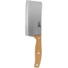 Cutelo 26x7cm Cabo de Madeira Utensílio de Corte Resistente em Ferro para Carnes, Ossos e Açougues