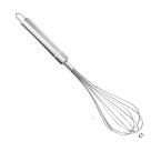 Batedor de Claras em Aço Inox 28cm Utensílio de Cozinha Resistente e Durável para Receitas, Sobremesas e Uso Profissional
