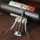 Abridor de Vinho Saca-Rolhas Metálico Portátil 10cm Para Uso Doméstico e Profissional