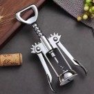 Abridor de Vinho Saca-Rolhas Metálico Portátil 10cm Para Uso Doméstico e Profissional
