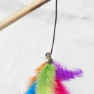 Bastão de Estímulos Para Gatos 38cm Brinquedo Interativo Seguro Para Exercício, Diversão e Bem-Estar do Seu Pet