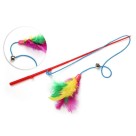 Bastão de Estímulos Para Gatos 38cm Brinquedo Interativo Seguro Para Exercício, Diversão e Bem-Estar do Seu Pet
