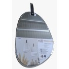 Espelho Decorativo 33x22cm com Design Sofisticado para Ampliar e Iluminar Ambientes